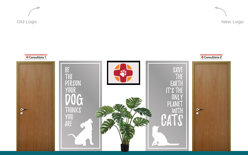 interior design of the veterinary clinic
